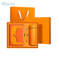 Coffret Cadeau Carnet A5 Personnalisé Gaufré en Cuir PU, Papier Épais de Qualité Supérieure, Journal de 100 Feuilles, Idéal pour Réunions Annuelles d'Entreprise et Employés