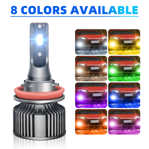 Factory Custom Color 50W 12V LED Bulb H4 H7 H11 PSX26W H1 H8 H9 H16 9005 9006 White Yellow Amber Blue Purple Lime Green Light