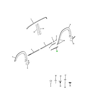 Protection d'arche de roue arrière pour Ram 1500 TRX 2012-2023 68443494AE 68443495AE, protection contre les intempéries en plastique - Product Image 4