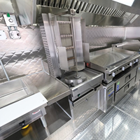Remorque alimentaire entièrement équipée de 16 pieds, cuisine mobile commerciale, camion de restauration rapide pour les États-Unis, l'Europe et l'Australie