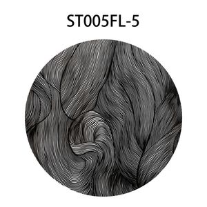 Alfombrilla de comedor clásica de PVC negro, Material de ducha voladora impermeable respetuoso con el medio ambiente, almohadilla de mesa tejida estampada hueca personalizada - Product Image 2