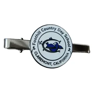 Regalo di Yangle personalizzato il vostro proprio Tie Bar pedemontana Country Day School Claremont California vestiti vestiti decorazione regalo per gli uomini