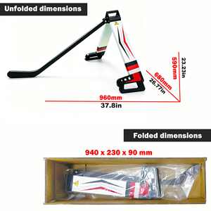 Dispositivo <span class=keywords><strong>de</strong></span> Entrenamiento Triangular para Ataque en <span class=keywords><strong>Hockey</strong></span> sobre Hielo, Plegable, para Práctica <span class=keywords><strong>de</strong></span> Control <span class=keywords><strong>de</strong></span> Disco, Entrenador Biónico Extreme Defender - Product Image 6