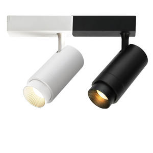 Foco LED Moderno de 30W para Riel, Luz Focal Única COB de Aluminio, Blanco Cálido 2700K, para Tiendas y Hoteles, 50000 Horas de Vida Útil - Product Image 1