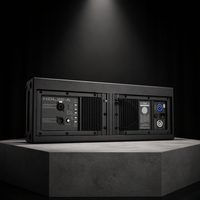 FUNINC 20A Deux enceintes de scène actives à deux voies de 10 pouces pour l'extérieur, système audio professionnel pour DJ, diaphragme en alliage de titane