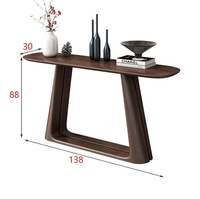 Style chinois nouvelle couleur noyer noir massif Table d'appoint étroite Tables Console simples pour salon mur entrée couloir Table