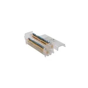 The Best Quality Distribution Bipolar Terminal Block 15 Holes 125A 35 Sqmm Transparent