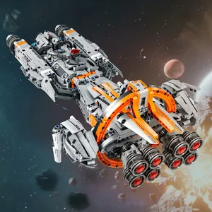 IM.Master 6812, Bloques <span class=keywords><strong>de</strong></span> Construcción Técnicos Mecánicos <span class=keywords><strong>de</strong></span> Nave Espacial <span class=keywords><strong>de</strong></span> <span class=keywords><strong>Guerra</strong></span> Estelar, <span class=keywords><strong>Helicóptero</strong></span>, Ladrillos Expertos, Juguete para Niños, Regalo - Product Image 3