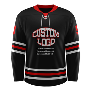 Sudaderas de Hockey sobre Hielo Personalizadas con Malla, Precio de Fábrica, Uniforme Deportivo Personalizado, Sudaderas de Alta Calidad, Ropa de Hockey - Product Image 4