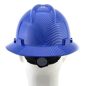 خوذة أمان صناعية من ألياف الكربون بحافة كاملة من نوع V-Gard مصنوعة من ABS وفقًا لمعايير ANSI، معتمدة CE للعمال - Product Image 3