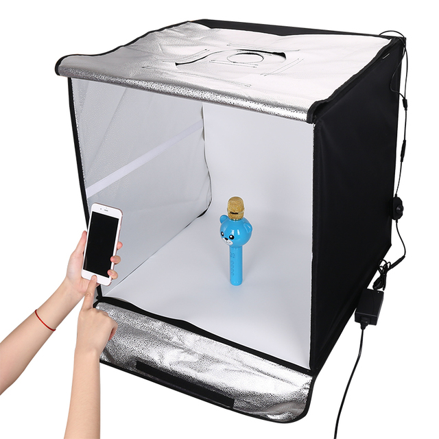 Portable Photography Kit Tent Mini Fabric Fold Camera Shoot Photo Studio Led Light Soft Box