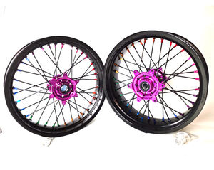 <span class=keywords><strong>Ruedas</strong></span> <span class=keywords><strong>de</strong></span> Motocicleta Personalizables <span class=keywords><strong>de</strong></span> Fábrica, <span class=keywords><strong>Ruedas</strong></span> Delanteras y Traseras <span class=keywords><strong>de</strong></span> Aleación <span class=keywords><strong>de</strong></span> 17 Pulgadas para Supermoto, para KTM EXC/SXF, Stark Varg - Product Image 3