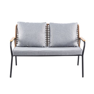 Sofá de Ratán para Exteriores, Muebles de Jardín, Terraza, Patio, Sofá de Ratán Creativo con Mesa de Centro, Conjunto de Sofá y Silla de Ratán para Exteriores - Product Image 4