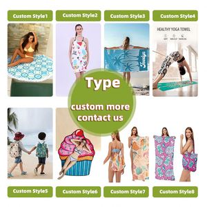 Sand Free Round Quick Dry Microfiber Circle Towel Absorbent Lightweight Tssels for Beach Swimming Pool - Product Image 3