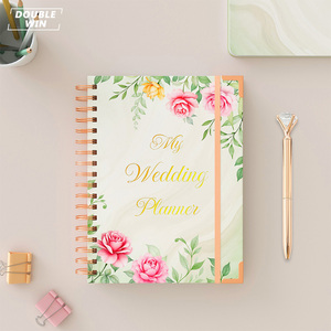 Sang trọng tùy chỉnh 2026 2027 xoắn ốc Wedding Planner cuốn sách và tổ chức với hộp - Product Image 6