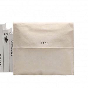 Pochette Écologique Recyclable 2025 avec Logo Personnalisé en Toile de Coton pour Vêtements, Sacs à Main et Cadeaux - Product Image 1
