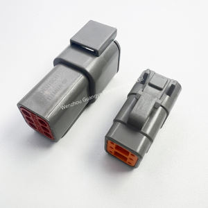2-12PIN 여성 방수 자동차 DTM 커넥터 DC 케이블 커넥터 금속 2 핀 전원 IP67 LED 모델 1060-20-0122 - Product Image 4