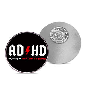 เข็มกลัดเคลือบลายคำคมสร้างแรงบันดาลใจเกี่ยวกับสุขภาพจิต สำหรับผู้มีภาวะสมาธิสั้น (ADHD) ของขวัญเครื่องประดับสำหรับเพื่อน ขายส่ง - Product Image 2