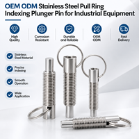 OEM ODM Goupille d'indexage à anneau de traction en acier inoxydable pour équipement industriel