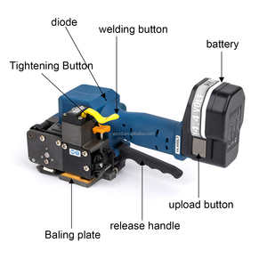 2024 Điện Máy Đóng Đai Xách Tay Điện Dải Công Cụ Cho 1/2-3/4Inch PP Pet Dây Đeo - Product Image 3