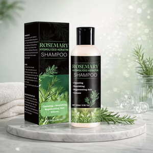 <span class=keywords><strong>Shampoo</strong></span> au romarin à la kératine, réduit l'excès de sébum, volumisant, renforce les racines des cheveux, nourrit, répare les cheveux secs, crépus et abîmés - Product Image 6
