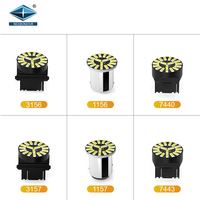 12V Blitz Blinker LED-Lampe 3156 1156 7440 LED Blinker Auto Bremslichter 1157 3157 7443 Blitzlicht accesorios para autos