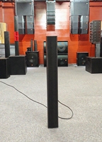 Système audio d'enceintes professionnelles étanches pour l'extérieur avec technologie Dante, impédance 4 ohms, boîtier en aluminium