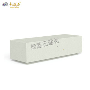 Nuevo Banco de Parque de Hormigón Expuesto Magic Stone Grc con Respaldo, Silla de Ocio para Exteriores Personalizada, Estilo Minimalista - Product Image 5