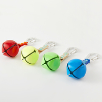 Sangle en sangle tissée avec clochette d'avertissement pour randonnée et trekking, mousqueton à dégagement rapide, en fer peint 38 mm, logo personnalisé, ensemble cadeau