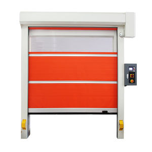 Vente directe d'usine <span class=keywords><strong>de</strong></span> portes réfrigérées adaptées aux magasins, portes automatiques en PVC à grande vitesse personnalisables - Product Image 1