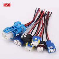 Pièces de véhicule Prise de phare H1 H4 H7 H8 H9 H11 H13 H16 9005 9006 9004 Connecteur de lampe de style varié
