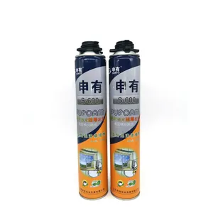 Spray selador adesivo para isolamento de som, à prova d'água, de alta qualidade, pu, cola adesiva, espuma de vedação, estrutural, espuma de poliuretano