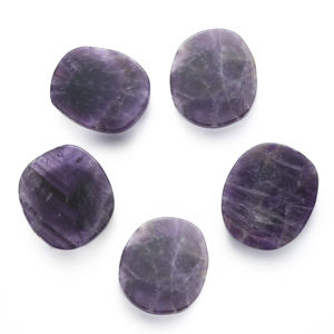 Di alta qualità naturale della pietra preziosa liscia irregolare hexagon accessori del telefono presa, di guarigione 3M di cristallo presa del telefono titolare - Product Image 3