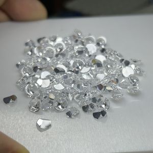 HQ <span class=keywords><strong>gemme</strong></span> bianche CZ retro piatto pera speciale <span class=keywords><strong>tre</strong></span> taglio Cubic Zirconia pietra per gioielli di moda - Product Image 4