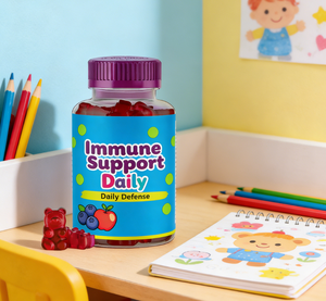 Gomitas de Apoyo Inmunológico para Niños OEM |   Suplemento de Fórmula de Saúco, Aceite de Semilla Negra, Vitamina C y Zinc, Marca Privada - Product Image 2