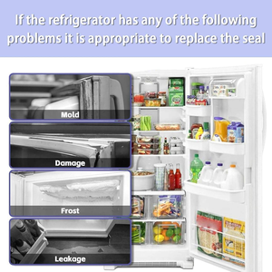 Joint de <span class=keywords><strong>porte</strong></span> de réfrigérateur W10830189 compatible avec certains réfrigérateurs Amana, Maytag, JennAir, Kenmore, KitchenAid, Magic Chef, <span class=keywords><strong>Whirlpool</strong></span> - Product Image 6