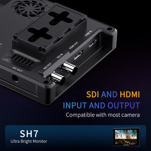 FEELWORLD SH7 Hmi Resolución Capacitiva Muti-touch Customtft Spi Display Monitor Full Hd de 7 pulgadas con Monitor de cámara SDI HDMI - Product Image 5