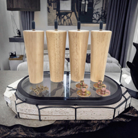 Pieds coniques en bois robustes pour canapé, table, chambre, salon, mobilier de qualité en bois pour hôtels – Fournisseur Fabricant