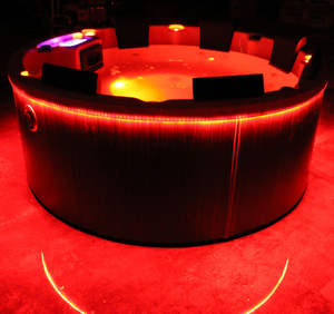 Bain à remous rond pour 6 personnes, baignoire extérieure, <span class=keywords><strong>spa</strong></span> pour hôtel, zones de loisirs familiales, adapté aux activités de loisirs en groupe - Product Image 3