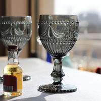 2024 Offre Spéciale Vintage Cocktail Vin Verre Tasses Multi Couleur Verrerie Fête De Mariage Vert Bleu Violet Rose Gobelets