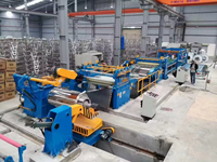 Ligne de refente de tôle d'acier Machine de découpe de bobine de tôle coupe automatique aux lignes de longueur