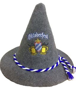 Sombrero de Fieltro Alemán para el Oktoberfest, Sombrero de Fieltro <span class=keywords><strong>Erdinger</strong></span>, Sombrero Bávaro de Fieltro - Product Image 6
