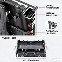 Pantalla LED de Pared para Interiores y Exteriores de 500x500 mm, P2.6, Empalme sin Costuras, 4K HDR10, Pantalla de Video para Fondo de Escenario, Panel LED
