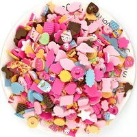 Nouveauté 2026 Breloques en résine animales peintes à la main, Cabochons en forme de chocolat, pain et gâteau, Sculpture étanche, Garniture pour slime, Artisanat DIY pour maison de poupée