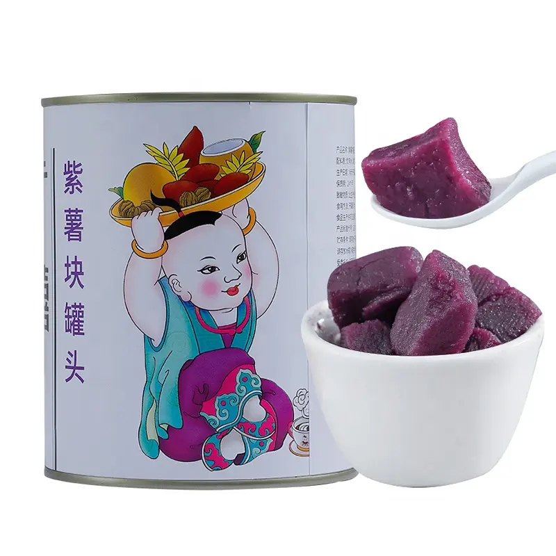 920g de morceaux de patate douce violette en conserve