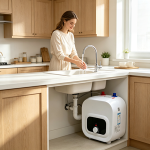 <span class=keywords><strong>Chauffe</strong></span>-<span class=keywords><strong>eau</strong></span> électrique compact HAILIJING 8L/<span class=keywords><strong>10L</strong></span> 2200W IPX4 Classe A <span class=keywords><strong>sous</strong></span> évier Vente en gros OEM - Product Image 5