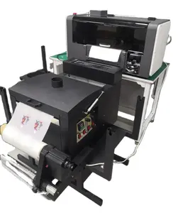 Ocbestjet Printer Transfer Panas Jesi 300 MM, Printer A3 Union DTF dengan I3200/XP600 4720 Kepala Cetak dan Mesin Bubuk Kocok