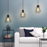 Lampe Led suspendue en acier au design moderne, luminaire décoratif d'intérieur, luminaire décoratif de plafond, idéal pour un salon ou un hôtel