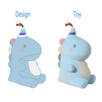 Adorable petit dinosaure en peluche, poupée dinosaure bonbon, jouet en peluche super mignon, cadeau d'anniversaire pour enfants, animaux en peluche