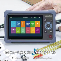 NK4000D/T Mini Smart OTDR 1310nm/1550nm/1610nm 26/24dB 100KM SC Connector Distance VFL/OLS/OPM Event Map FTTX Fiber Optic